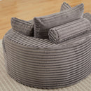 Modern Single Sofa With Backrest Pillow For Living Room by HouseOfZazla