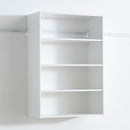 Devi - Wall Mounted Closet System With Modular Units by HouseOfZazla
