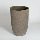 Round Concrete Planter Set of 2, Large Indoor & Outdoor Planter Pots by HouseOfZazla
