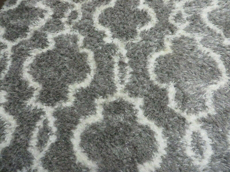 5' X 7' Modern Contemporary Israel Made Glimmer 205-45 Shag Rug Acrylic Bohemian Boho Home Décor