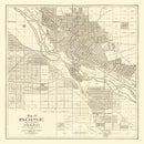 Vintage Map of Boise, Idaho 1912