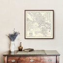 Vintage Map of Boise, Idaho 1920