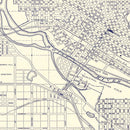 Vintage Map of Boise, Idaho 1920