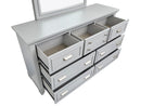 Charleston - Drawer Dresser With Landscape Mirror by Unique Piece Furniture