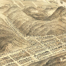 Vintage Map of McGregor, Iowa 1869