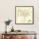 Vintage Map of Louisville, Kentucky 1906