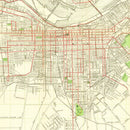 Vintage Map of Louisville, Kentucky 1906