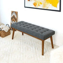Delilah - Modern Bench - Gray by HouseOfZazla
