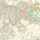 Vintage Map of Louisville, Kentucky 1943