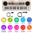 37 Keys Digital Music Electronic Keyboard Electric Piano Musical Instrument Kids Learning Keyboard with Microphone for 3-10 Year Old Kids Girls Boys