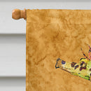 Seahorse House Flag 28x40 Porch Sleeve Pole Decorative Outside Yard Banner Artwork Wall Hanging, Polyester