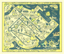 Vintage Map of Annapolis, Maryland 1932