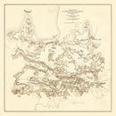 Vintage Map of Hagerstown & Funkstown, 1879