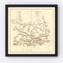 Vintage Map of Hagerstown & Funkstown, 1879