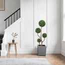 4FT Tall Artificial Boxwood Topiary Tree