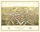 Vintage Map of Medford, Massachusetts 1880