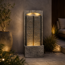 Cascading LED Outdoor Water Fountain - 39" H