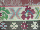 7' X 9' Vintage Turkish Kilim Handmade Flat Weave Wool Rug Veg Dye Nice