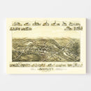 Vintage Map of Shirley, Massachusetts 1892