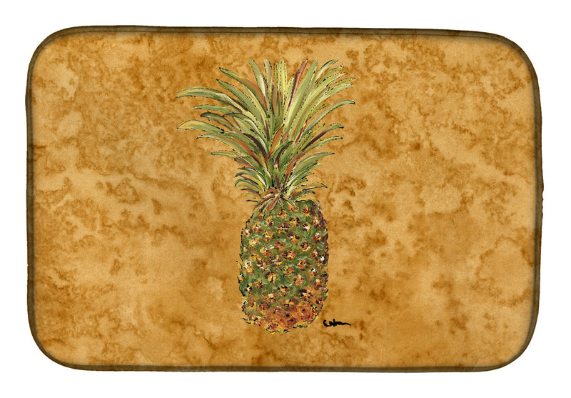 Pineapple Dish Drying Mat – Absorbent, Artistic Kitchen Essentials 8654DDM