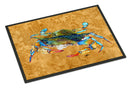 Blowing Bubbles Blue Crab Doormat - 18x27 Decorative Floor Mat – Indoor/Outdoor Rug with Artistic Flair 8655MAT