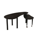 Rotatable Cocktail Table With Solid Legs, 360 Degree Rotating by HouseOfZazla