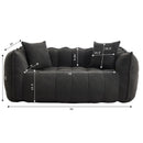 Cozy Beanbag Chair With High Resilience Foam Core For 2 by Unique Piece Furniture