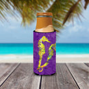Seahorse Slim Can Hugger , Insulated Foam Hugger for 12 oz Slim Cans, Beer Bottles & Water Bottles, Printed in USA