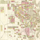 Vintage Map of Omaha, Nebraska 1887