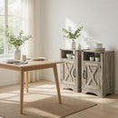Farmhouse Nightstand, Charging Station & Storage by HouseOfZazla