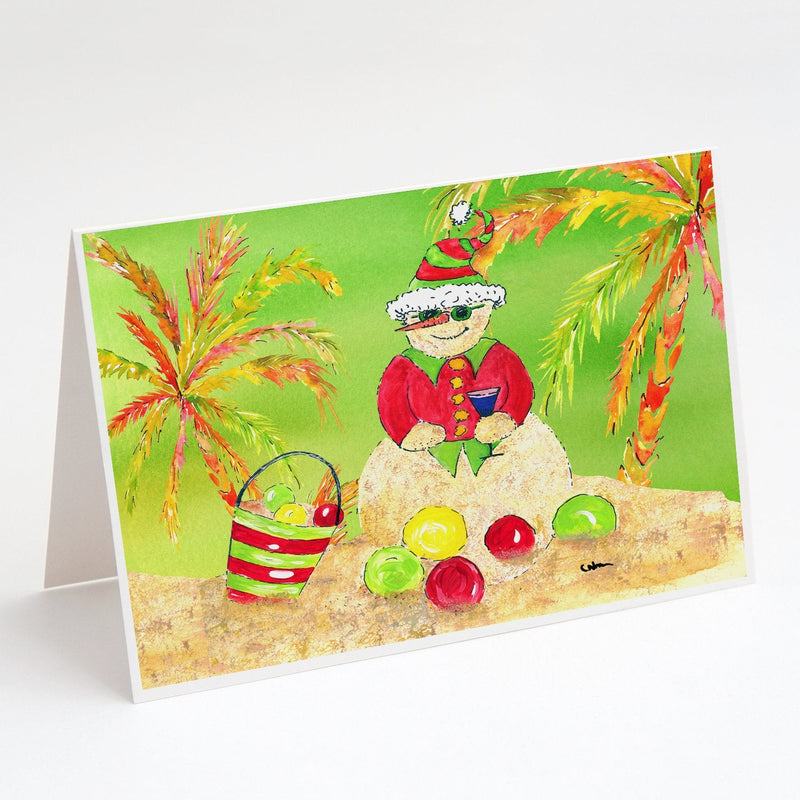 Sandman Snowman Greeting Cards and Envelopes Pack of 8