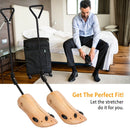 One Pair Boot Stretcher Adjustable Width Shoe Shaper Wooden Boot Widener Expander for Men
