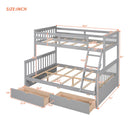 Bunk Bed With Ladders And 2 Storage Drawers by Unique Piece Furniture