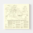 Vintage Map of Santa Fe, New Mexico 1925
