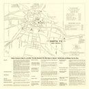 Vintage Map of Santa Fe, New Mexico 1925