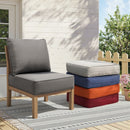 6 Inch Thick Outdoor Chair Cushion Set - Gray