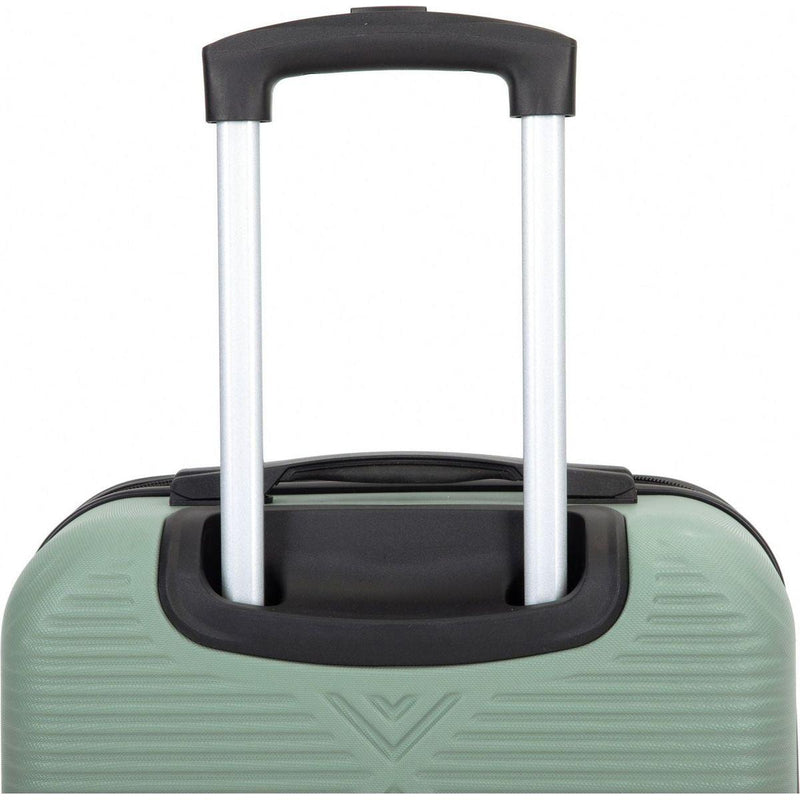 2Piece Luggage Sets ABS Lightweight Suitcase, Spinner Wheels, (20/14) OLIVE GREEN