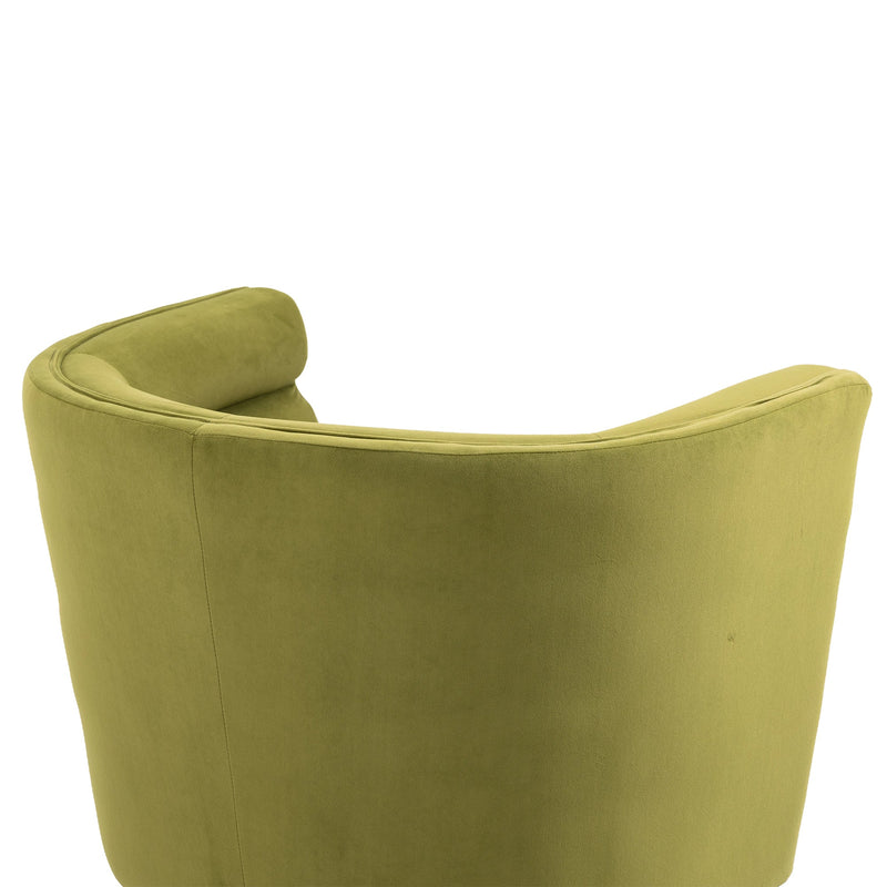 Accent Chair, leisure single chair with Golden feet