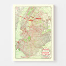 Vintage Map of Brooklyn, New York 1906