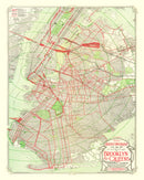 Vintage Map of Brooklyn, New York 1906