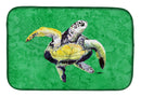 Turtle Dish Drying Mat Absorbent Dish Drying Mat Pad for Kitchen Counter Dish Drainer Mat for Countertop, 14 x 21", Multicolor