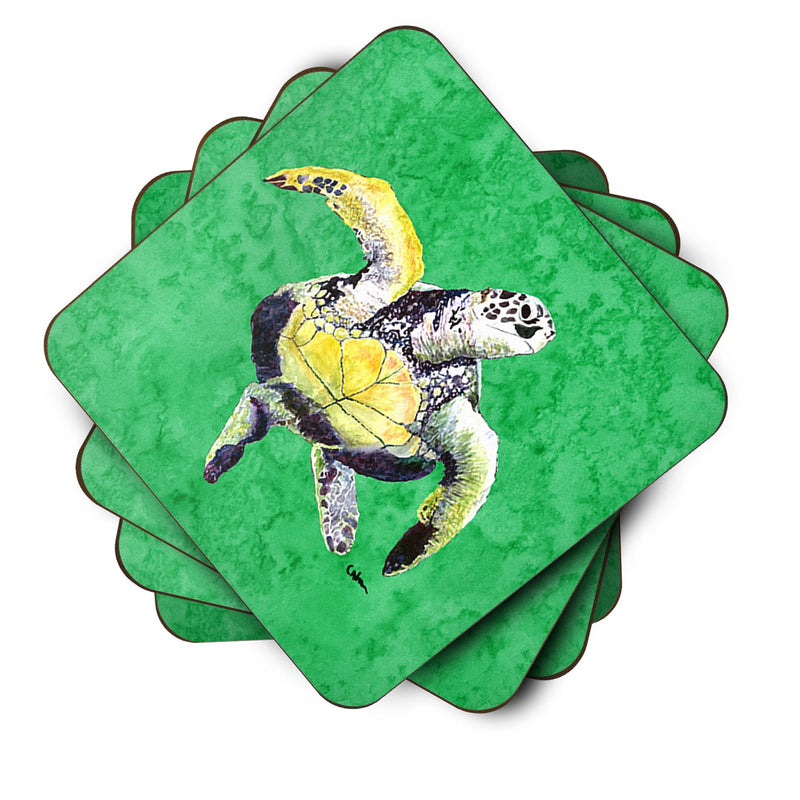 Set of 4 Turtle  Foam Coasters