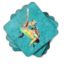 Turtle Foam Coasters Set of 4 Cup Coasters for Indoor Outdoor, Tabletop Protection, Anti Slip, Mouse pad Material