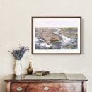Vintage Map of Brooklyn, New York 1852
