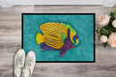Tropical Fish Doormat Indoor Outdoor 24H X 36W Front Door Mat Rugs for Entryway, Non Slip Washable Low Pile,