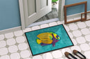 Tropical Fish Doormat Indoor Outdoor 24H X 36W Front Door Mat Rugs for Entryway, Non Slip Washable Low Pile,