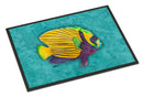 Tropical Fish Doormat Indoor Outdoor 18H X 27W Front Door Mat Rugs for Entryway, Non Slip Washable