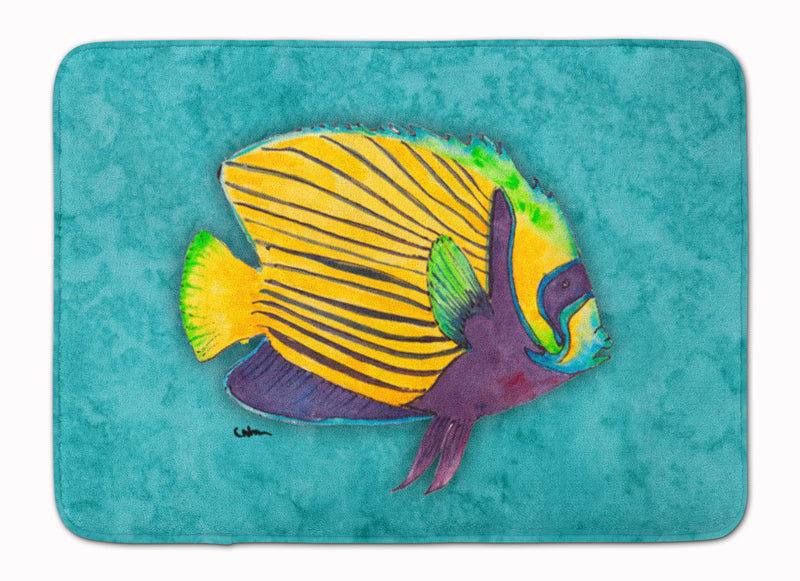 Tropical Fish Machine Washable Memory Foam Mat 8674RUG