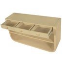 Console Table With 3 Soft Close Drawers & 2 Open Shelves by HouseOfZazla