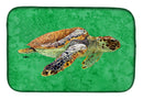 Turtle Dish Drying Mat Absorbent Dish Drying Mat Pad for Kitchen Counter Dish Drainer Mat for Countertop, 14 x 21", Multicolor
